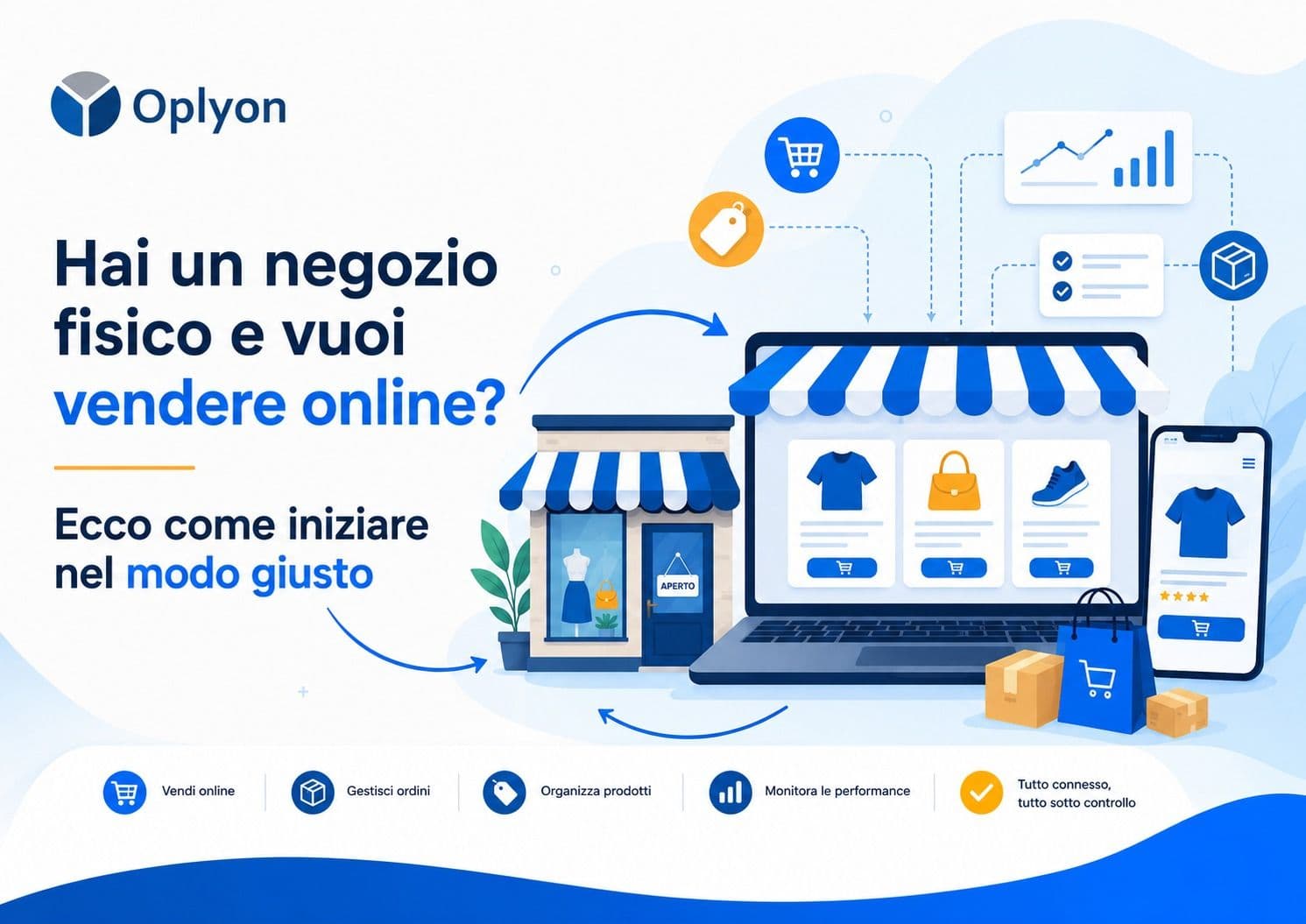 Hai un negozio fisico e vuoi vendere online? Ecco come iniziare nel modo giusto